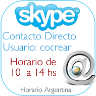 Skype usuario cocrear